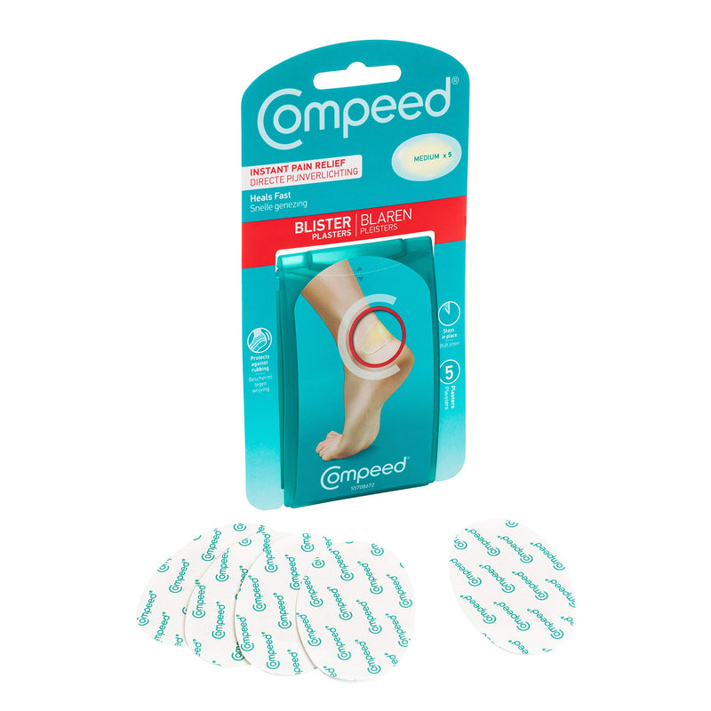 Compeed Blister Relief Pack Plasters - Medium - White