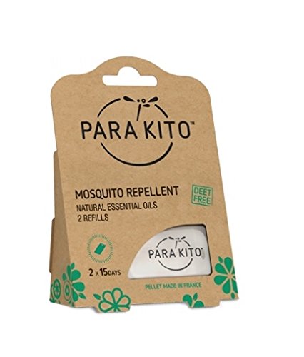 PARA'KITO Natural Mosquito Repellent - 2 Refills (15 Days Each)