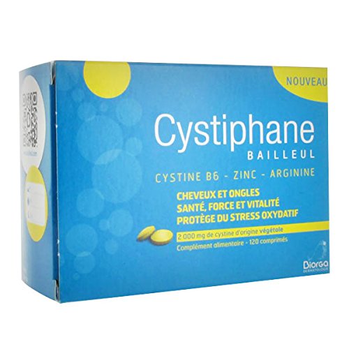 Cystiphane Hair and Nails Strengthening Health Vitality Capsules with Cystine B6 - 120 Capsules.