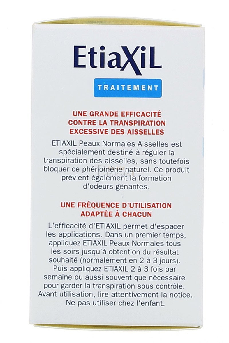 Etiaxil Unperspirant Roll-On Treatment for Armpits Normal Skins 15ml