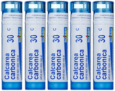 Boiron Homeopathic Medicine Calcarea Carbonica, 30C Pellets, 80-Count Tubes (Pack of 5)