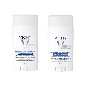 Vichy 24 Hour Deodorant Stick 2 pack (Aluminum Free)