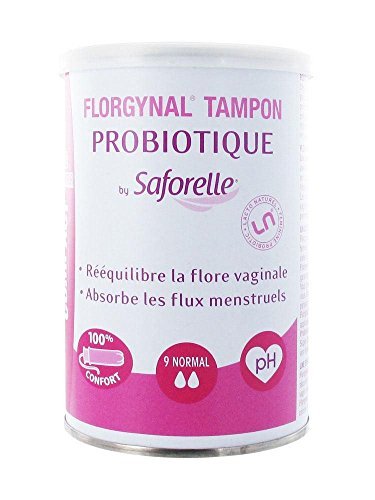 Saforelle Florgynal Probiotic Compact Applicator Tampon 9 Normal by Saforelle