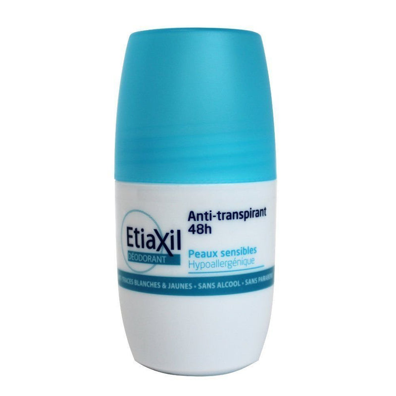 Etiaxil Deoderant Anti-Transpirant 48 Hrs Sensitive Skin Without White Traces 50 Ml