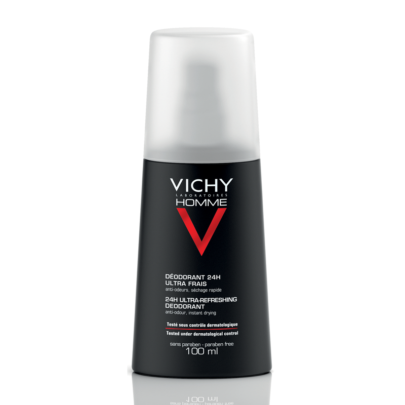 Vichy Men's 24 hour Ultra Refreshing Deodorant Spray