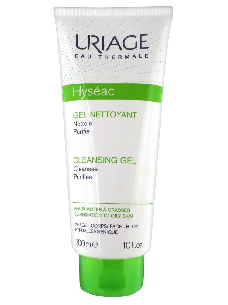 Uriage Hyseac Gel Nettoyany Doux Gentle Cleansing Gel for Combination to Oily Skin 300ml