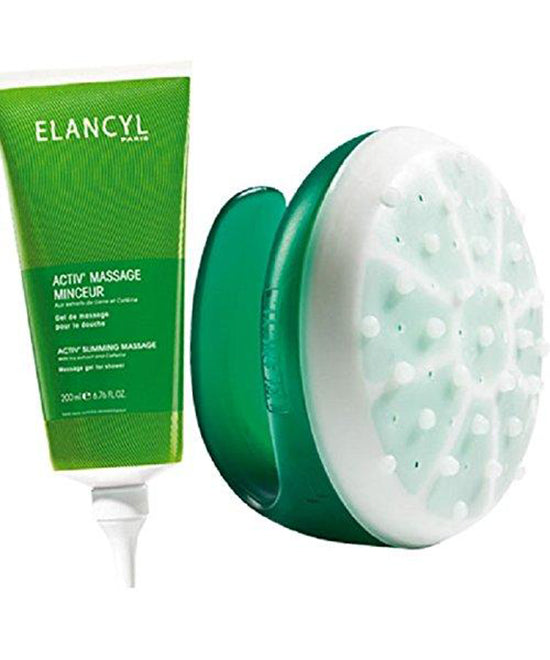 Elancyl Slimming Massage Shower Gel-Glove+Slimming Shower Gel (kit)