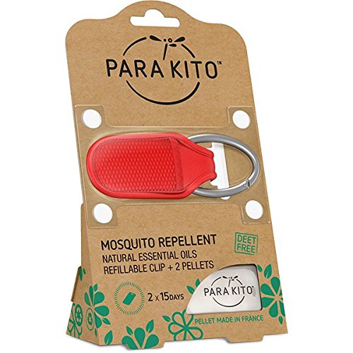 PARA'KITO Natural Mosquito Repellent Clip - Red