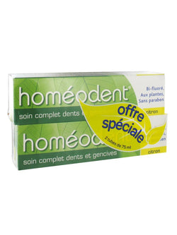 Boiron Homodent Complande Care For Teandh And Gums 2X75Ml - Flavour: Lemon
