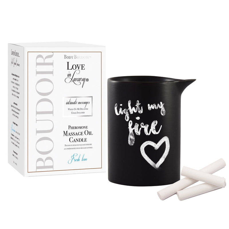 Love in Luxury Pheromone Massage Oil Candle (Fresh Love)