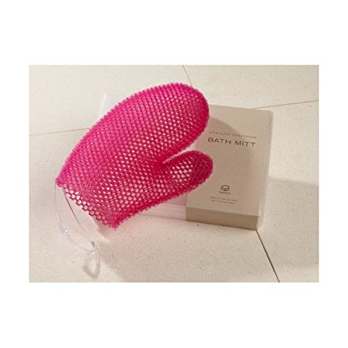 Stimulite Honeycomb Bath Mitt in Magenta