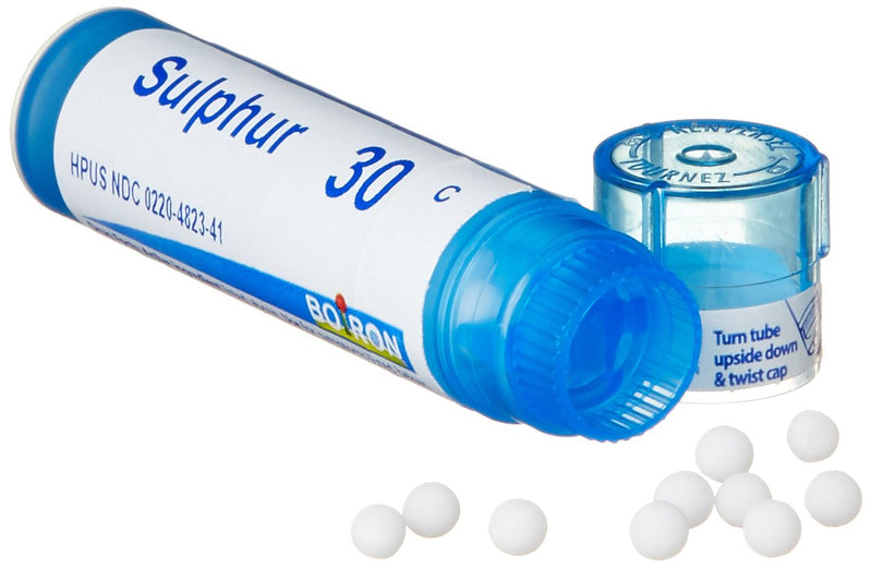 Boiron Homeopathic Medicine Sulphur, 30C Pellets, 80-Count Tubes (Pack of 5)