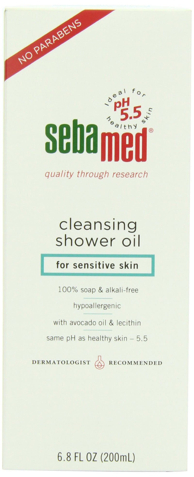 Sebamed Cleansing Shower Oil, 6.8 Fluid Ounce