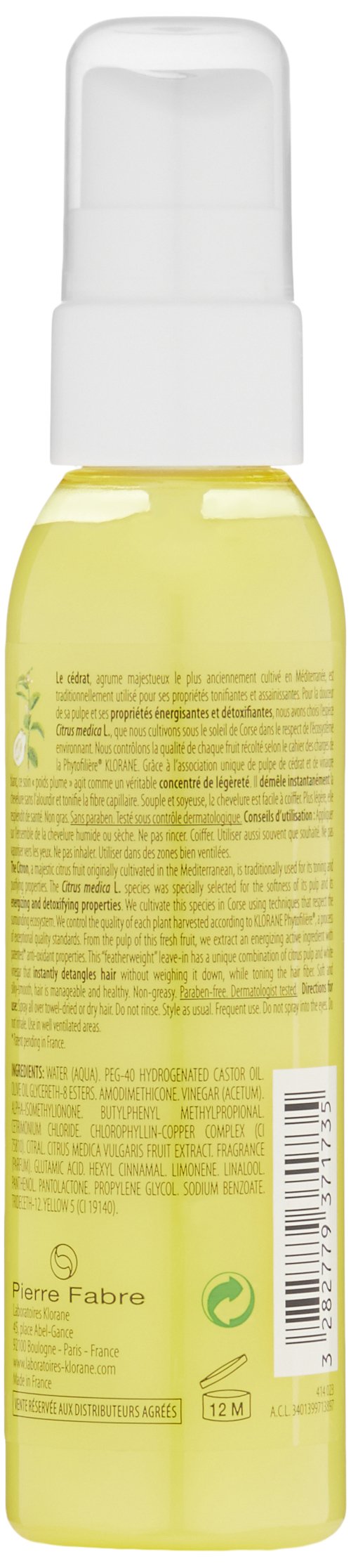 Klorane Leave-in Spray with Citrus Pulp, 0.34 Lb.