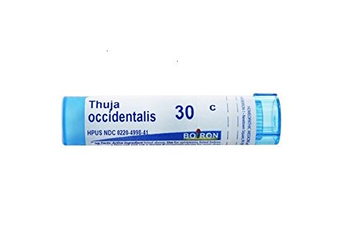 Boiron Homeopathic Medicine Thuja Occidentalis, 30C Pellets, 80-Count Tubes (Pack of 5)