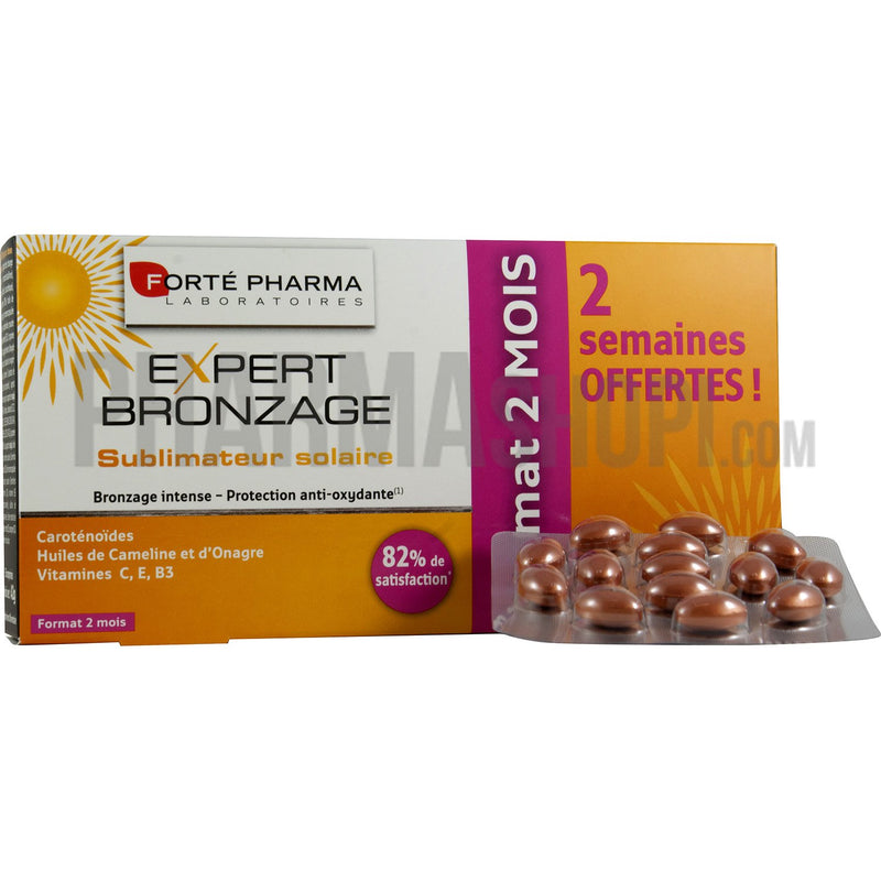Fort Pharma Expert Bronzage Sun Tanning Capsules 56 Tablets