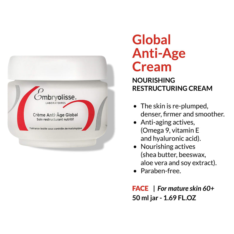 Embryolisse Global Anti-age Cream for Dry and Very Dry Mature Skins 60+