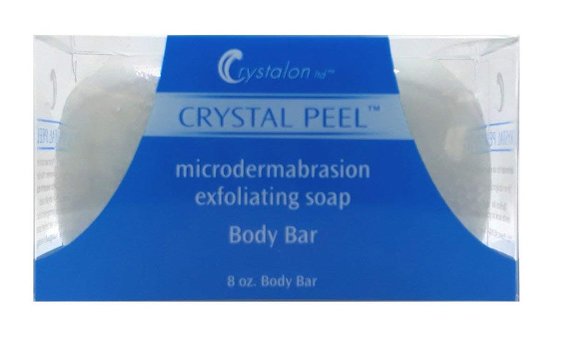 Crystal Peel Microdermabrasion Exfoliating Soap Body Bar, 8 Ounce