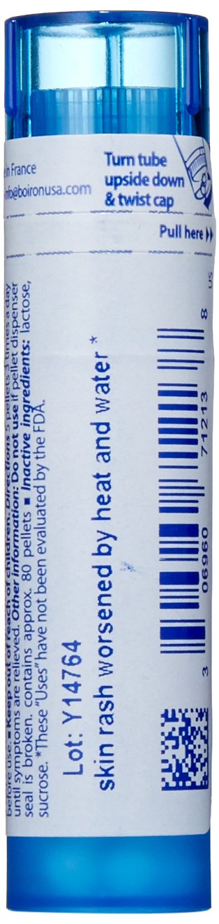 Boiron Homeopathic Medicine Sulphur, 30C Pellets, 80-Count Tubes (Pack of 5)