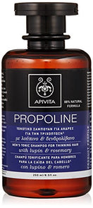 Apivita Propoline Men's Tonic Shampoo For Thinning Hair 8.5 fl oz.
