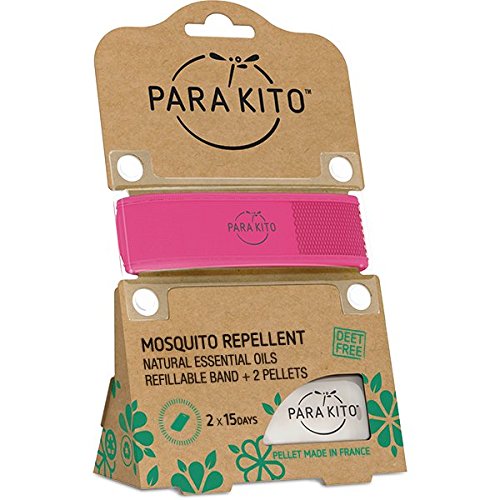 PARA'KITO All Natural Mosquito Repellent Wristband - Fuchsia