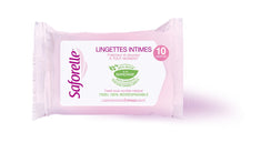 Saforelle 10 Intimates Wipes Ultra Gentle for Pocket