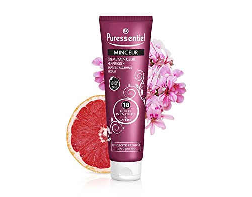 Puressentiel Minceur Express All Natural (98.3%) Slimming Cream with Caffeine and 18 Essential Oils 150 Ml