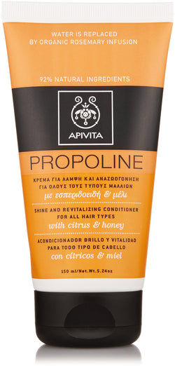 Apivita Propoline Shine and Revitalizing Conditioner For All Hair Types 5.24 oz.