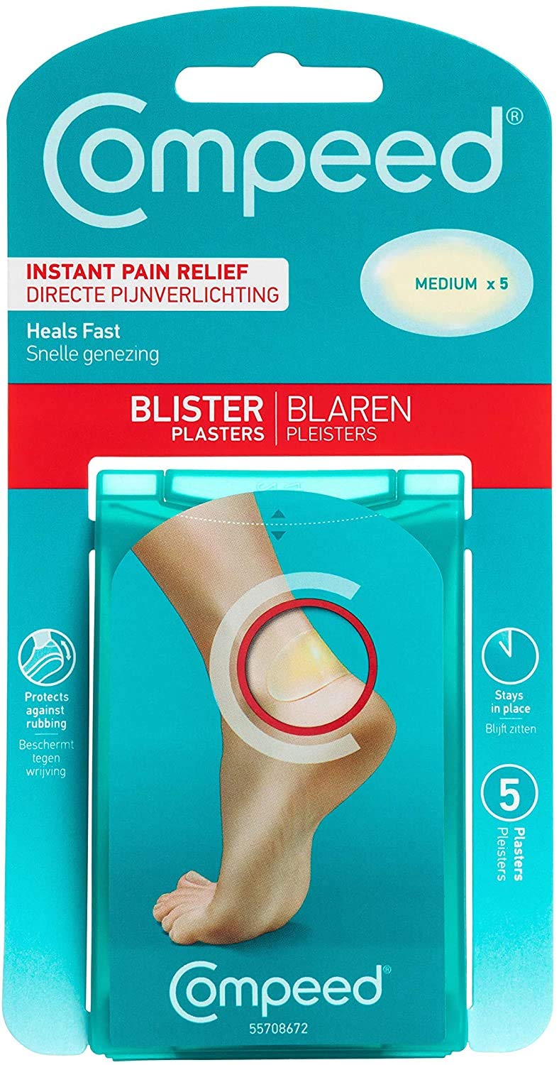 Compeed Blister Relief Pack Plasters - Medium - White